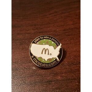 McDonald’s Plan To Win People Mcstate.com Employee Lapel‎ Hat Pin